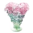 Daum Glass - Floral Collection - Roses Large Vase