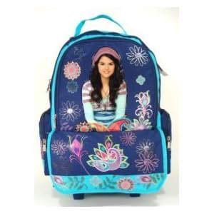 Wizards of Waverly Place Rolling Backpack - Selena Gomez luggage back pack by 