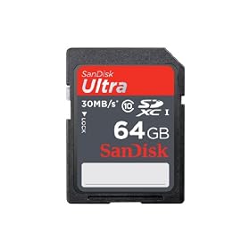 SanDisk Ultra 64 GB SDXC Class 10 30MB/s (SDSDU-064G-U46): Computers &amp; Accessories