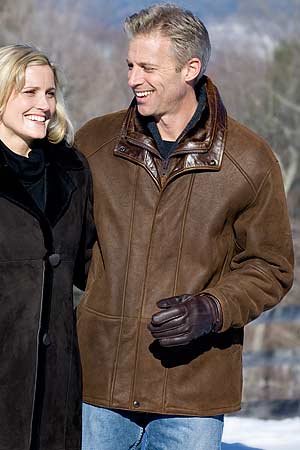 Buy Men’s Bedford Shearling Coat