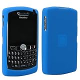 SUPERIOR BLACKBERRY 8800 RUBBER SKIN BLUE NIC