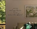 AS FOR ME AND MY HOUSE WE WILL SERVE THE LORD Vinyl wall quotes religious sayings home art scripture decor decal