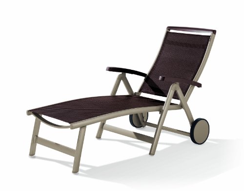 Sieger Exclusiv 957/C-M Klapprollliege Royal, Aluminium Textilux, Champagner-Mokka Preisvergleich