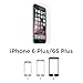 Tempered Glass Hard Rounded Edges HD Clarity 3D Touch Compatible Screen Protector for iPhone 6 Plus / 6S Plus (5.5