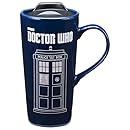 Vandor 16251 Doctor Who 20 Ounce Heat Reactive Ceramic Travel Mug, Multicolored