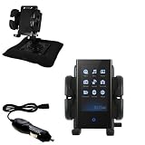 Samsung YP-P2AB Auto Bean Bag Dash Holder with Car Charger - Uses Gomadic TipExchange