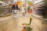 Wallmonkeys Peel and Stick Wall Decals - Trolley in Supermarket - 18