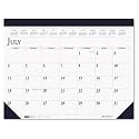 House of Doolittle Two-Color Monthly Desk Pad Calendar with Large Notes Section, 2010 Edition, 22 x 17 Inch, Blue (HOD164)