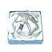 SAMYO Aromatherapy Therapy Fragance Health Essential Oil Diffuser Surgical Stainless Steel Quality Pendant with Ball Chain Necklace - Blue