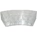 Fantasia 51003 Kosmetik-Organizer, Acryl, halbrund, leer, Ma�e: 28.2 x 11.9 cm x 6.5 cm