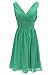 Dressystar Short Bridesmaid Dress Chiffon Party Evening Dress