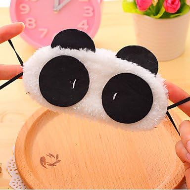 Plush Panda Pattern Eyeshade