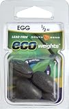 South Bend Fishing Lures Eco Egg Sinkers 1/2 oz 6 Pack