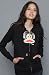 Paul Frank The Julius Headphones Zip Hoody in Black hood ,Sweatshirts for Women