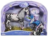 Flora and Bluebell Kissing Horses