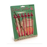 Accoutrements Pink Flamingo Swizzle Stick, Set of 6