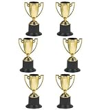 Mini Trophy Cups - Gold Pack of 6