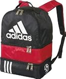 <アディダスバック>adidas/アディダス ボール用デイパック ミニ 黒×赤 ADP15RBKN