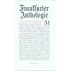 Frankfurter Anthologie. Gedichte und Interpretationen: Einunddrei�igster Band: 31