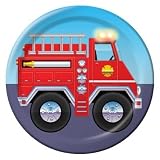 Firefighter Dessert Plates 8ct