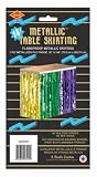 Mardi Gras Fringed Metallic Table Skirting Party Accessory