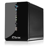 Fantec GL-35DSR RAID NAS (8,9 cm (3,5 Zoll), 2x SATA, RAID 0/1/BIG, Gigabit LAN, USB 2.0, USB Printserver, FTP Server, UPnP)