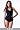 Sunsets Women's Twist Tankini,Black,34D