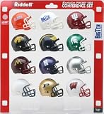 Riddell Big 10 Conference Pocket Pro Revoultion Mini Football Helmets