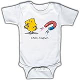 Chick magnet - Funny Baby One-piece Bodysuit by Funny Tots