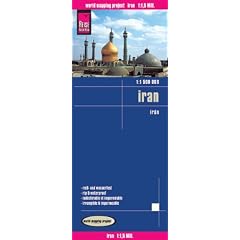 Iran 1 : 1 500 000: Kartenbild 2seitig, gro�e Orte auch in persischer Schrift, H�henlinien und H�henschichten-Relief, GPS-tauglich durch Gradnetz, ... ... ausf�hrlicher Ortsindex, rei�-und wasserfest