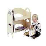 Product details for Guidecraft 6405 Stacking Bookshelves (Natural)