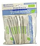 41 hyfax7vL. SL160  Pure Touch Skin Care   Individual Flushable Moist Tush Wipes Organic   12 Packet(s)