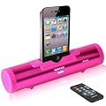 AZATOM iFlute PINK docking station speaker - Works with Apple iPod Nano - iPhone - iPod Touch / With Touch button control / Travel or Home use