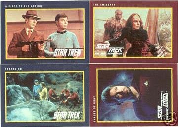 1991 Star Trek Trading Cards Complete Series 2 Set (150 cards)- Including Great Scenes From The Original Series & Next Generation- Captain Kirk, Spock, McCoy, Picard, Riker & more!