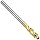 Alvord Polk 507 High-Speed Steel Counterbore, Built-In Pilot, TiN Coating