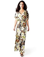 Per Una Speziale Abstract Animal Print Maxi Dress