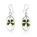 Sterling Silver Real Irish Four Leaf Clover, title=