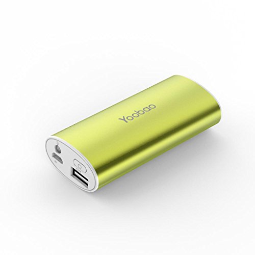 Yoobao® YB6012 5200mAh Ultra Slim Portable Charger External Battery Pack Power Bank with LED Flashlight for Android Device, Apple iPhone 6 plus,5 5s 5c,4,4s / Samsung Galaxy S5,S4,S3 Note 4, Note 3 / Blackberry Passport and More (Green)