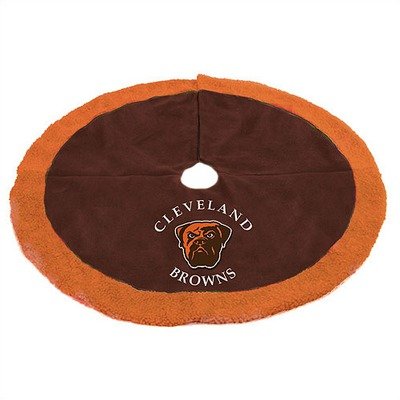 SC Sports 07392 Christmas Tree Skirt - Cleveland Browns