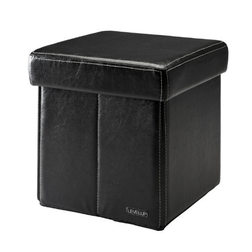 Level Up Astra Vault Universal Folding Ottoman Black PS3Xbox 360Wii