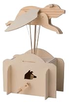 Wooden Automata Flying Pig Model Kit