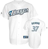Marco Scutaro Youth Jersey: 2010 Majestic Home White Replica #19 Toronto Blue Jays Jersey