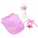 Corolle - R7289 - Les Classiques - Accessoire Poupon - La Nursery - Ensemble Biberon & Bavoir