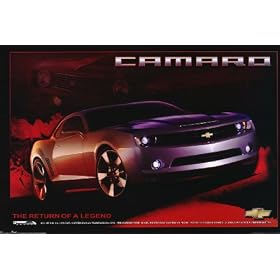 Camaro (Return of a Legend) Art Poster Print - 24" X 36"
