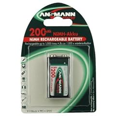 Ansmann NiMH Akku 9V-Block 200 mAh