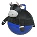 Cow Hopper Ball with Plush Cover by Barnyard Farm Friends
