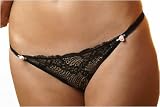 Verde Veronica Florance Sheer Mesh Lace Tanga