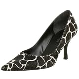 Nine West Womens Nuncio3 Pump,Black/White Giraffe,6 M