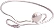Fashion Jewelry Sterling Silver Armlet 3.75 inches (armlt024)