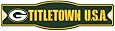 NFL Green Bay Packers 4.5-by-17 Sign "Titletown"